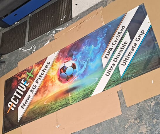 An image of the Active+ signage.